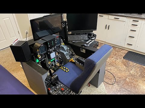3D Printed F/A-18 Hornet Cockpit for DCS World