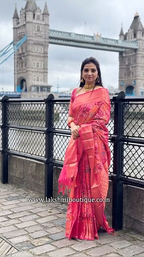 107K views · 966 reactions | ✨CODE : PSOP244 ✨Price - Rs. 3665 ✨jewel code : TS112 @lakshmielite ✨Place an Order through Our Website “ www.Iakshmiboutique.co.in “ ✨Pure silk with printed design ✨Same blouse without work and unstitched @lakshmiboutique2021 | Lakshmi Boutique | Facebook