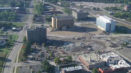 Phoenix Center wrapping up demolition in downtown Pontiac