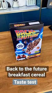 Back to the Future Breakfast Cereal Taste Test - Yay or Nay