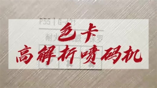 工业喷码机热发泡高解析喷码机色卡分页全自动喷码