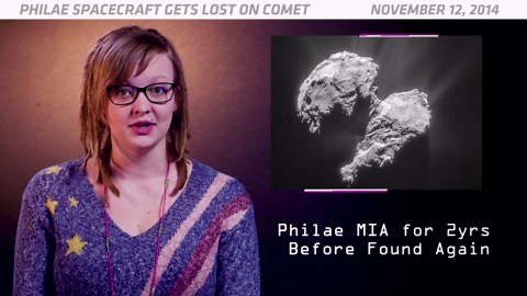 OTD In Space - November 12: Philae Spacecraft Gets Lost On Comet