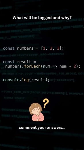 JavaScript Bug Challenge: Why Is forEach Returning undefined? 🤯
