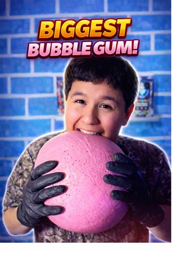 World’s Largest Bubblegum Freeze Dried Treat