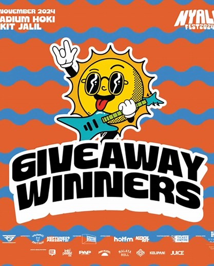 Kepada yang join contest giveaway Nyala Fest haritu, korang jangan ingat Mr.Sunny sidai korang ya walaupun #SidailtuPasti ! ☝🏻😎 Tahniah buat pemenang-pemenang, @imi @Whatfix @The Fallen . @Fareeq Zakwan kerana anda insan bertuah yang telah berjaya buat posting menyalaa-nyalaaa di Tiktok sampai more than 50k views! 🤩🔥 Memang Gempak! Berdepotttt marttt‼️ Mr Sunny belanja 2 tickets untuk setiap sorang ok! 🎫 Untuk yang tidak bertuah, jangan risau. Ticket masih available. You guys can grab your 
