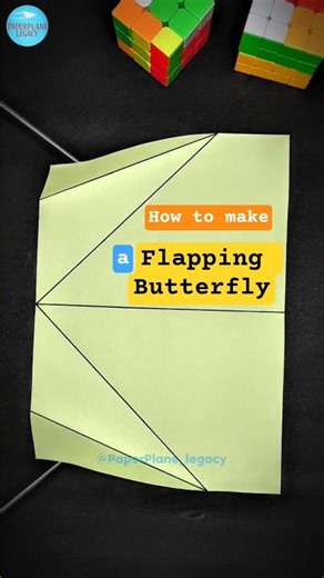 how to fold a Flapping butterfly Paperplane, Quick & Easy, #diy #shorts #youtubeshorts #craft