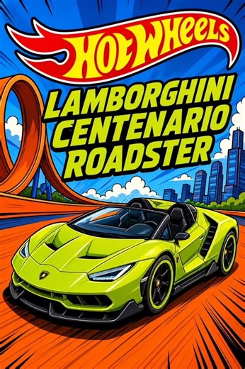 Lamborghini Centenario Roadster: Un capolavoro Hot Wheels 🔥