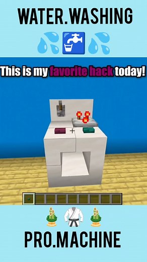 how to make a car wash in minecraft #shorts