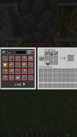 HOW TO MAKE GRINDSTONE IN MINECRAFT🎮 #minecraft #tutorial #viral #shorts