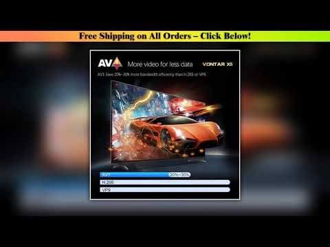 VONTAR Amlogic S905A X5 S905X5M Android 14.0 TV Box Media Player Andorid 14 1000M AV1 4K 60fps