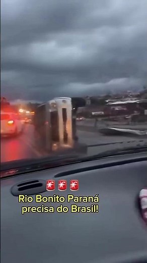 Tornado no Paraná 8/11/25 imagens e vídeos parte 2 #noticias #tornado #paraná