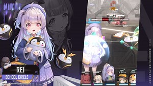 【NIKKE Motion Demonstration】 Rei - Always carries around a robot named Naru that looks like a harmless penguin but in reality, is an EMP injection machine Rei uses SMG: Steel Baby. A Defender Nikke who uses the EMP - Naru, to guarantee survival. Deploys a long-lasting decoy, Naru, at the start of the battle. Increases survivability of her allies through quick recovery of Naru's HP and continuous charging of Burst Gauge for all allies. #NIKKE #Rei | GODDESS OF VICTORY: NIKKE