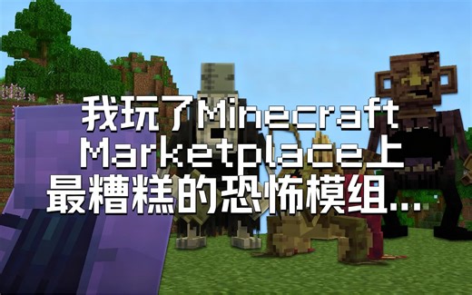 [中配]我玩了Minecraft Marketplace上最糟糕的恐怖模组... - Evident