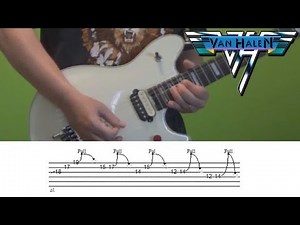 Guitar Lesson - Atomic Punk (Van Halen) solo with tabs