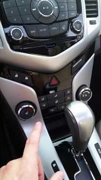 Removing Chevrolet Cruze Automatic Silver Trim