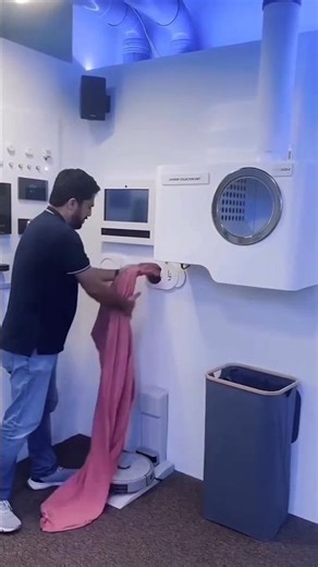 This Spain Laundry Technology Will Shock You! 🧺🇪🇸 #shorts #ytshorts #viral