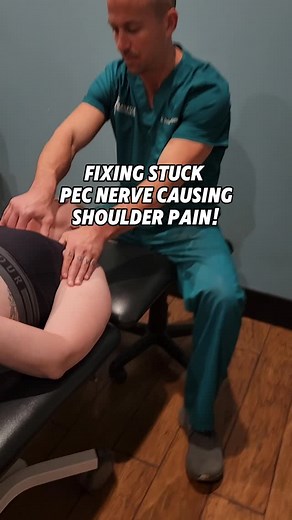 Dr. Chris Stepien | @adhesionreleasemethods Co-Founder on Instagram: "😩 Do you suffer from chronic shoulder pain or tightness in your pecs? It might not be what you think. The real issue could be the lateral pectoral nerve entrapment—specifically when this nerve gets glued down by adhesions. ⚠️ When stuck, this nerve can cause limited range of motion, sharp pain, and weakness that doesn’t respond to typical treatments. If you’ve already tried physical therapy, chiropractors, acupuncture, or str