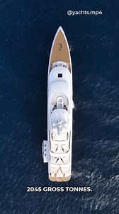 Amazing shots of the Incredible 91 Meter LADY LARA Yacht! @yachts.mp4 | Yacht Bible