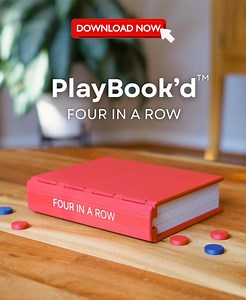Playbook'd Four in a Row 3MF File | 3D Printed Board Game | Ready to Print Travel Game | Digital Download STL | 3D Printer Files - Etsy