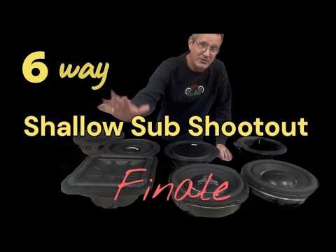 My 6 way Shallow Subwoofer Shootout Results - Who's the best for you?
