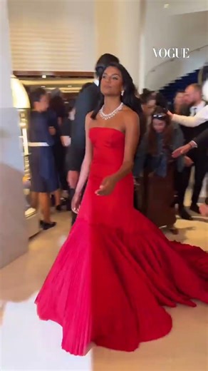 Simone Ashley in McQueen at Cannes | Vogue India