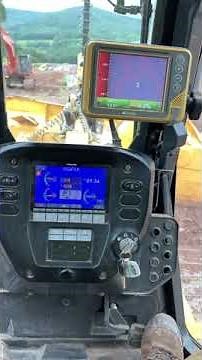Topcon gps grade system on Komatsu D61E