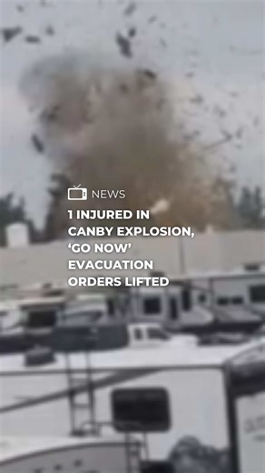 An explosion at a manufacturing facility in Canby sent a loud “bang” through nearby neighborhoods Tuesday afternoon and prompted Level 3: Go Now! evacuation orders. Find the full story on the FOX 12 app. #fyp #news #portland #oregon