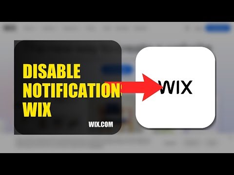 How To Turn Off Notifications On Wix 2026 (FULL WALKTHROUGH)