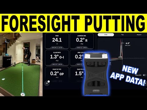 Foresight Sports Putting Analysis! NEW App Update Review w/ GCQUAD