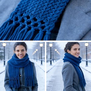 Easy Herringbone Crochet Scarf Pattern PDF - Instant Download for Beginners & Experts - Etsy