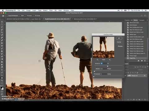 Unsharp Mask in Photoshop