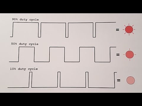 LED Dimmen durch Pulsweitenmodulation (PWM) mit dem 555 Timer
