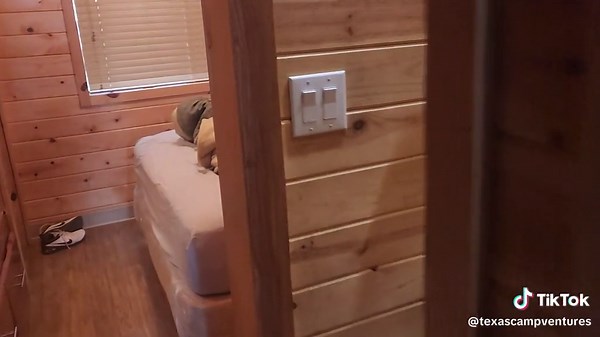 cabin at jellystone park yogi bear resort at canyon tx #camping #jellystonepark