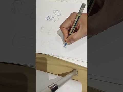 Pencil drawing figure study