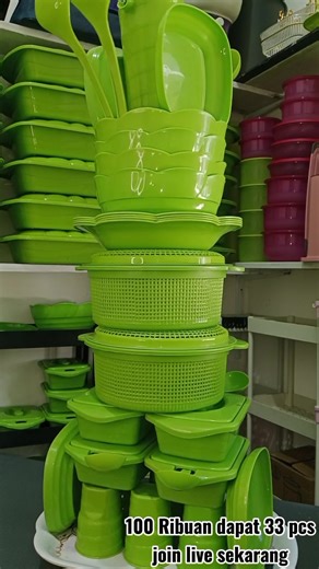 Bergabung dengan Live: Dapatkan 33 Pcs Hanya 100 Ribuan!