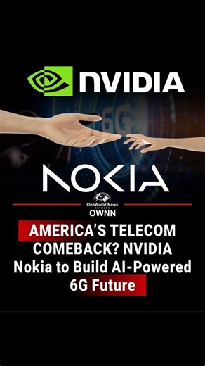 The Future of Connectivity Just Arrived! NVIDIA and Nokia have officially teamed up to build the world’s first AI-powered telecom network — and this could drag the U.S. back to the top of the 6G race! A massive $1 BILLION investment will replace old networks with AI-RAN — where artificial intelligence controls everything: ⚡ Faster than 5G 🧠 Zero-latency smart cities 🎮 Real-time cloud gaming 🌐 A fully immersive digital world This isn’t just a tech update… It’s a global power shift in the makin