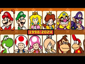All Playable Mario Party Characters (1998-2024) - From Mario Party to Super Mario Party Jamboree!