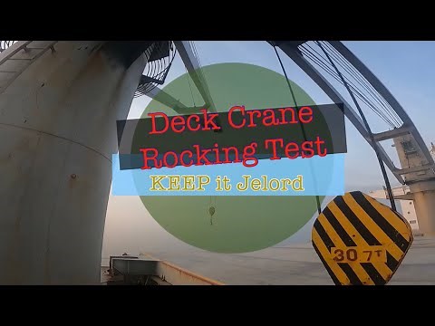 DECK CRANE ROCKING TEST