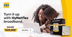 32K views · 34 shares | Love is in the air! Turn it up with HyNetflex broadband. Take advantage of this special valentine offer. Get 4G+ Broadband + 120GB for N20,000 and double data on subscription for 6 Months after activating #TurnItUp. Order Now. | MTN Nigeria | Facebook