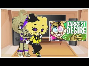 Fnaf 1 + puppet reaccionan a darkest desire collab (subs english)