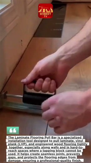 Floor Pull Bar Tool | Easy Laminate & Vinyl Plank Flooring Installation