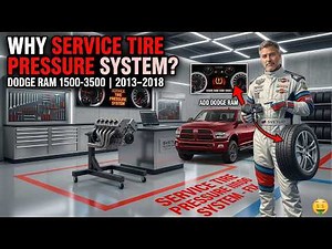 Dodge Ram TPMS Light ON? How to Fix "Service Tire Pressure System" (2013-2018)