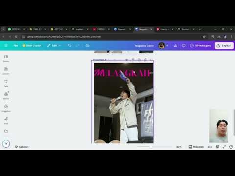 Tutorial cara membuat cover majalah di Canva Pro| Patrick Bernadian| NIM: G.311.24.0114