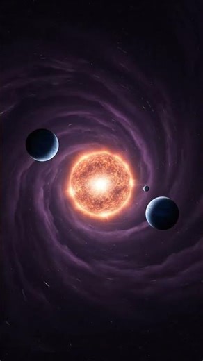 Minimal Planet & Moon Orbit | Top-Down Orbit Loop CGI