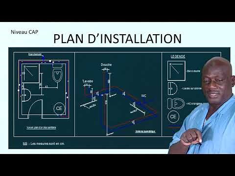 Sanitary plumbing: Installation of cold and hot water supply pipes