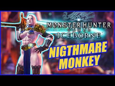 Monkey from Hell! | ASCENDED MOD! - Monster Hunter World (Greatsword vs Rajang)