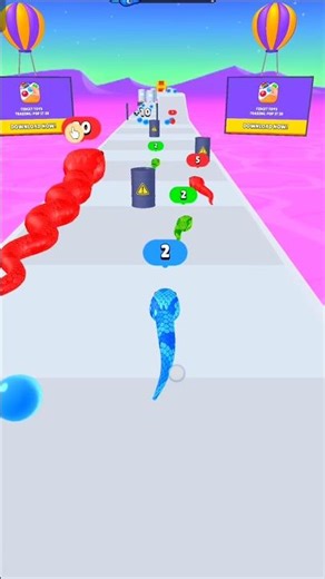 Snake Run Game 3d Animation 🐍🐍 #shortvideo #snakegame #funnyvideo #viralvideo