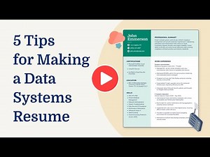 5 Tips for a Data Systems Administration Resume