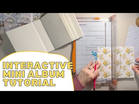Interactive 5x7 Mini Album Tutorial || EASY TUTORIAL FOR BEGINNERS