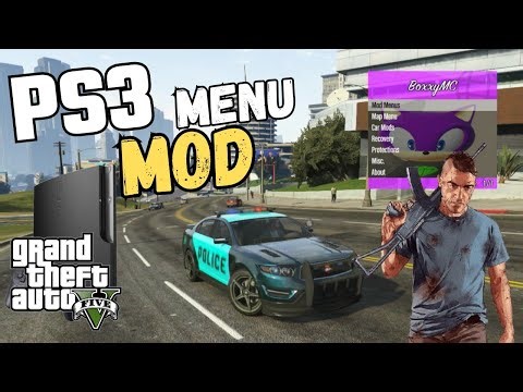 INSTALAR MOD MENU GTA 5 PS3 OFFLINE BLUS/BLES